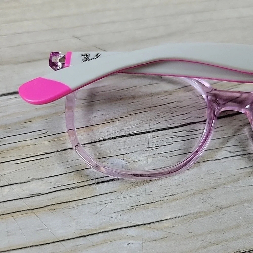Ray-Ban‎ Junior RB 1631 3976 Eyeglasses Frames Only 47-16 130mm Transparent Pink